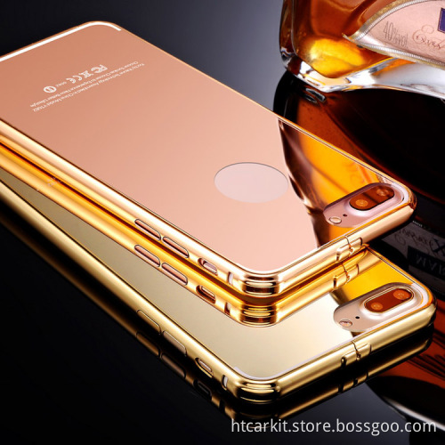 2016 11.11Hot new products free sample luxury electroplating mirror phone case for iphone 6 case sparkling